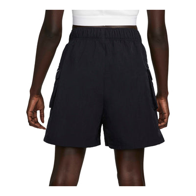 Women's Nike Sportswear Essential  Woven High-Waisted Shorts Black DM6247-010