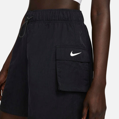 Women's Nike Sportswear Essential  Woven High-Waisted Shorts Black DM6247-010