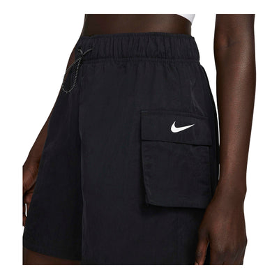 Women's Nike Sportswear Essential  Woven High-Waisted Shorts Black DM6247-010