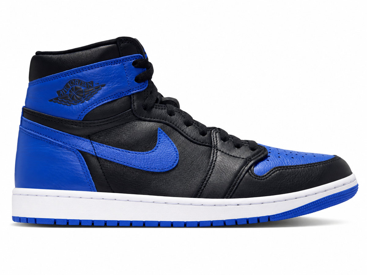 Men's Air Jordan 1 High OG Royal Black/Game Royal/White IQ5495-005