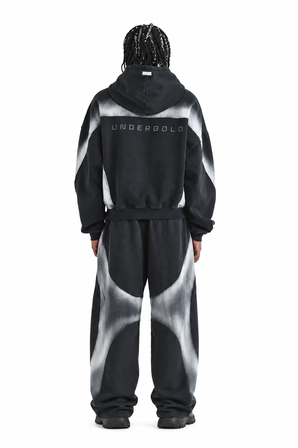 Men's Undergold Act 1 UG Boxy Fit Hoodie Sandblast Black act1ughdy-blk