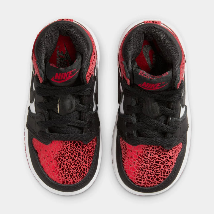 Air Jordan 1 Retro High OG Toddler Sneakers - Ruby