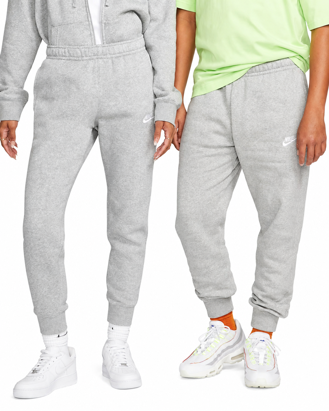 Men's Nike Sportswear Club Fleece Dark Grey Heather/Matte Silver/White BV2671-063