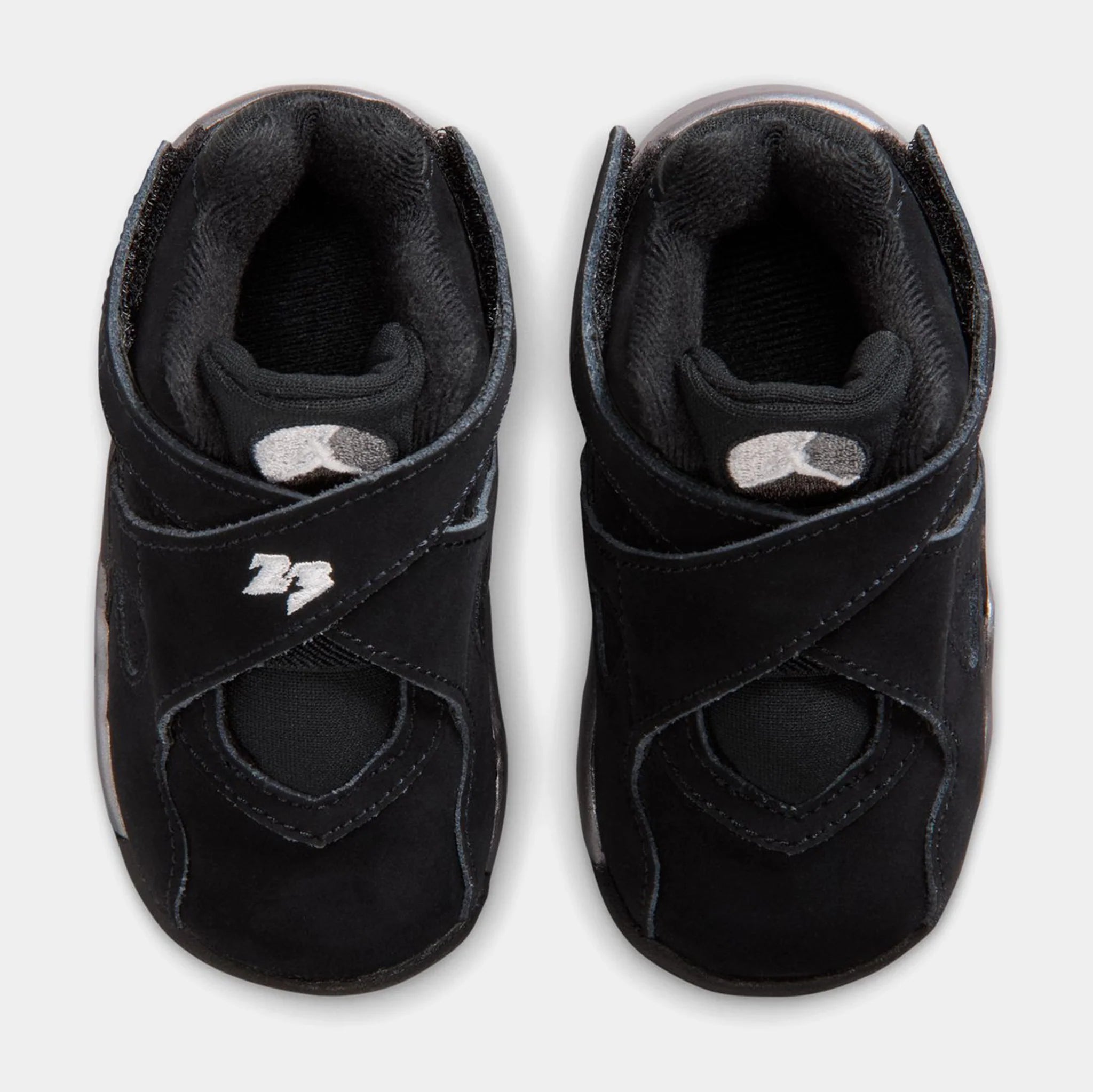 Toddler's Air Jordan 8 Retro Chrome Black/Chrome 305360-007