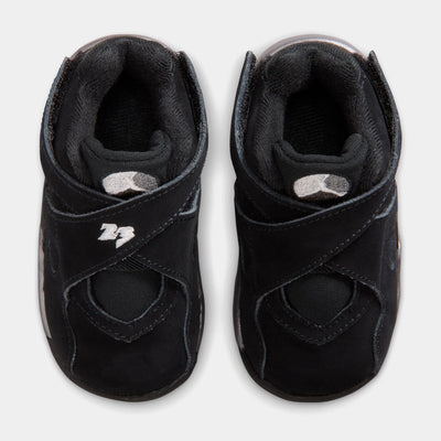Toddler's Air Jordan 8 Retro Chrome Black/Chrome 305360-007