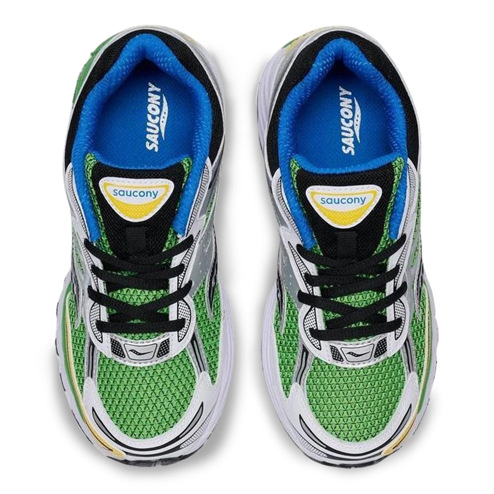 Saucony Kid's Omni 9 Kdz - Green & Silver 5