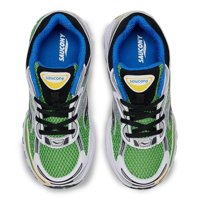 Saucony Kid's Omni 9 Kdz - Green & Silver 5