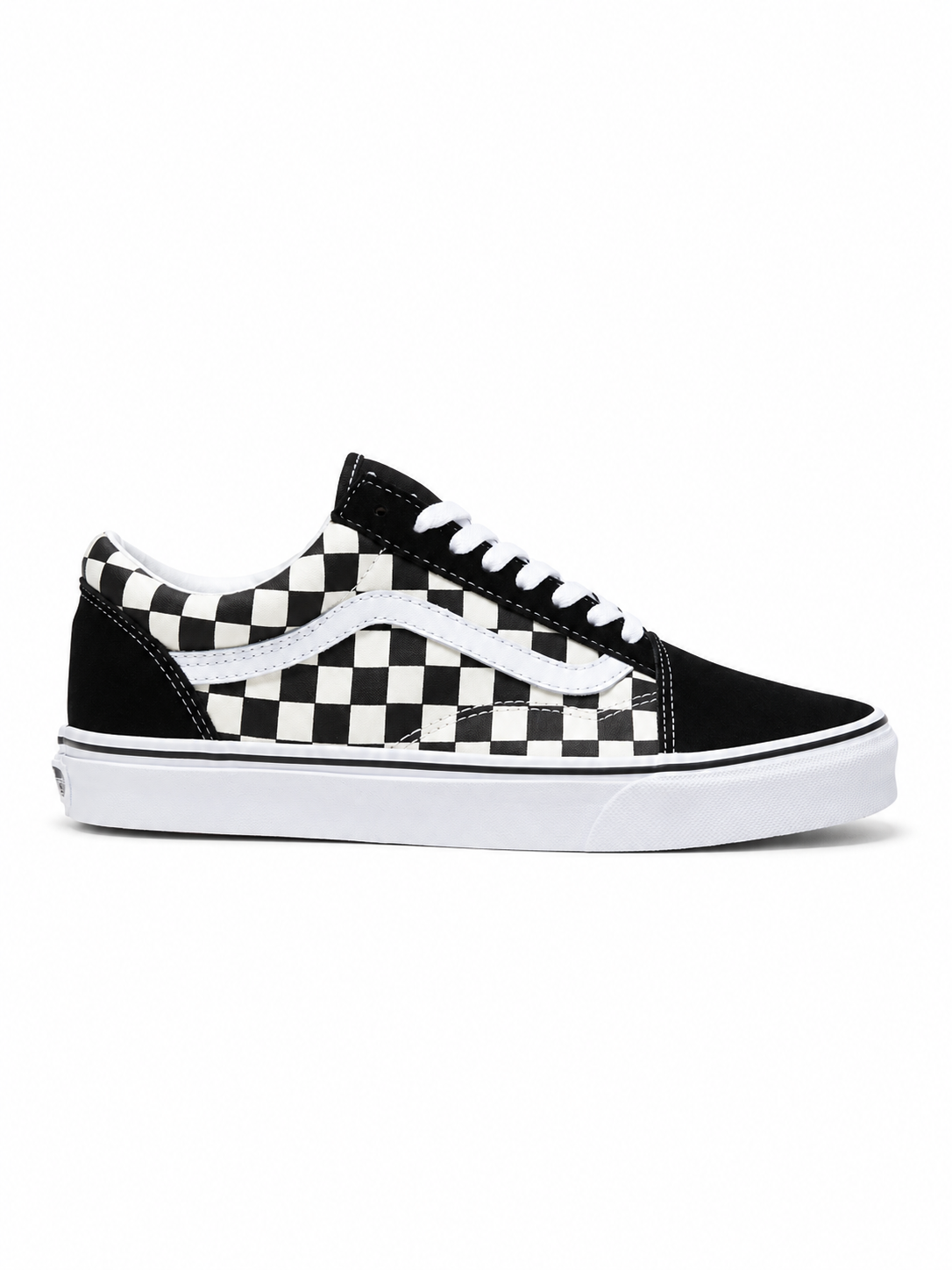 Men's Vans Old Skool Checkerboard Black/White vn0a38g1p0s