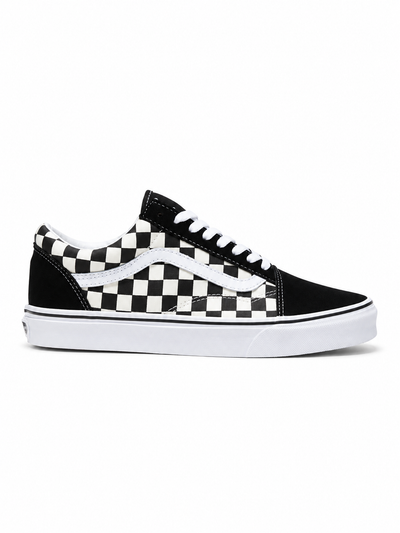 Men's Vans Old Skool Checkerboard Black/White vn0a38g1p0s