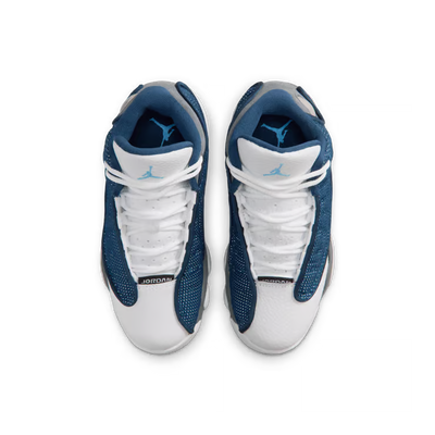 Little Kid's Air Jordan 13 Retro Navy/University Blue-Flint Grey-White DJ3005-400