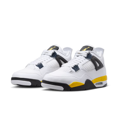 Men's Air Jordan 4 Retro Rare Air Tour Yellow White/Tour Yellow/Dark Blue Grey/Black IO2463-102
