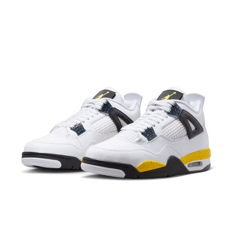 Men's Air Jordan 4 Retro Rare Air Tour Yellow White/Tour Yellow/Dark Blue Grey/Black IO2463-102