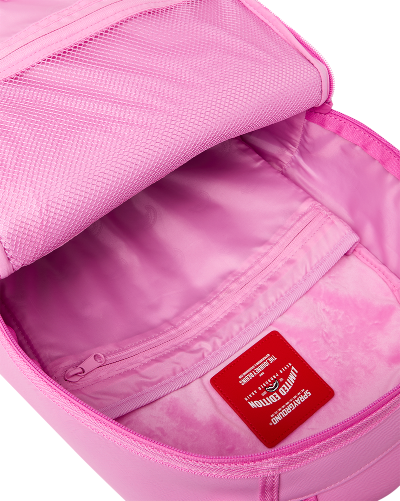 Sprayground Pink Ghost Drip Backpack