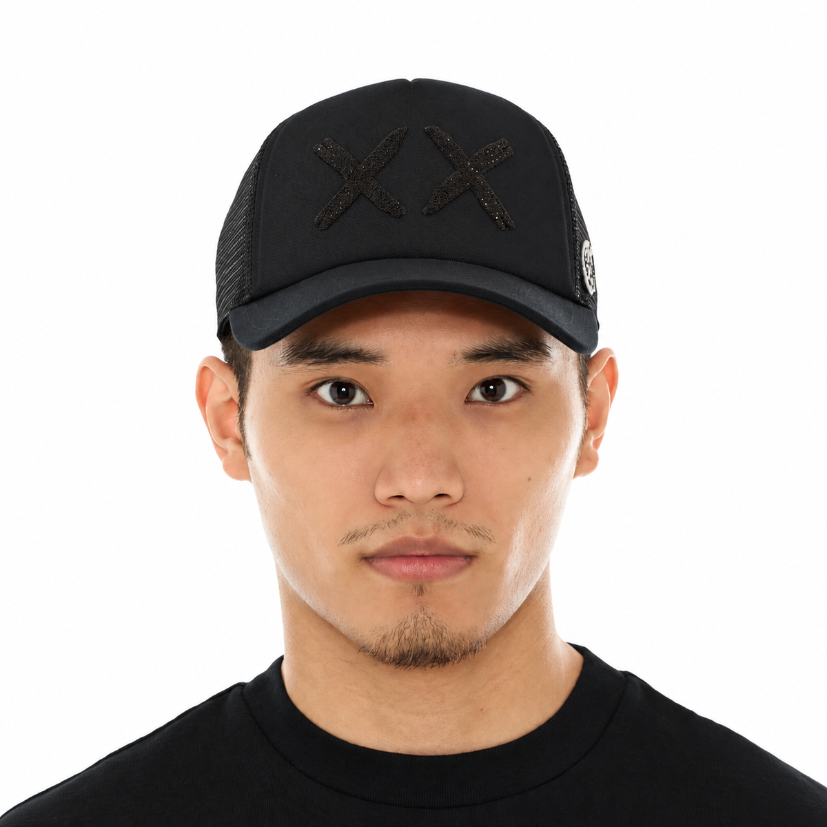 Cult of Individuality Trucker Hat XX Logo Black 626ac-ch82a-bkbk
