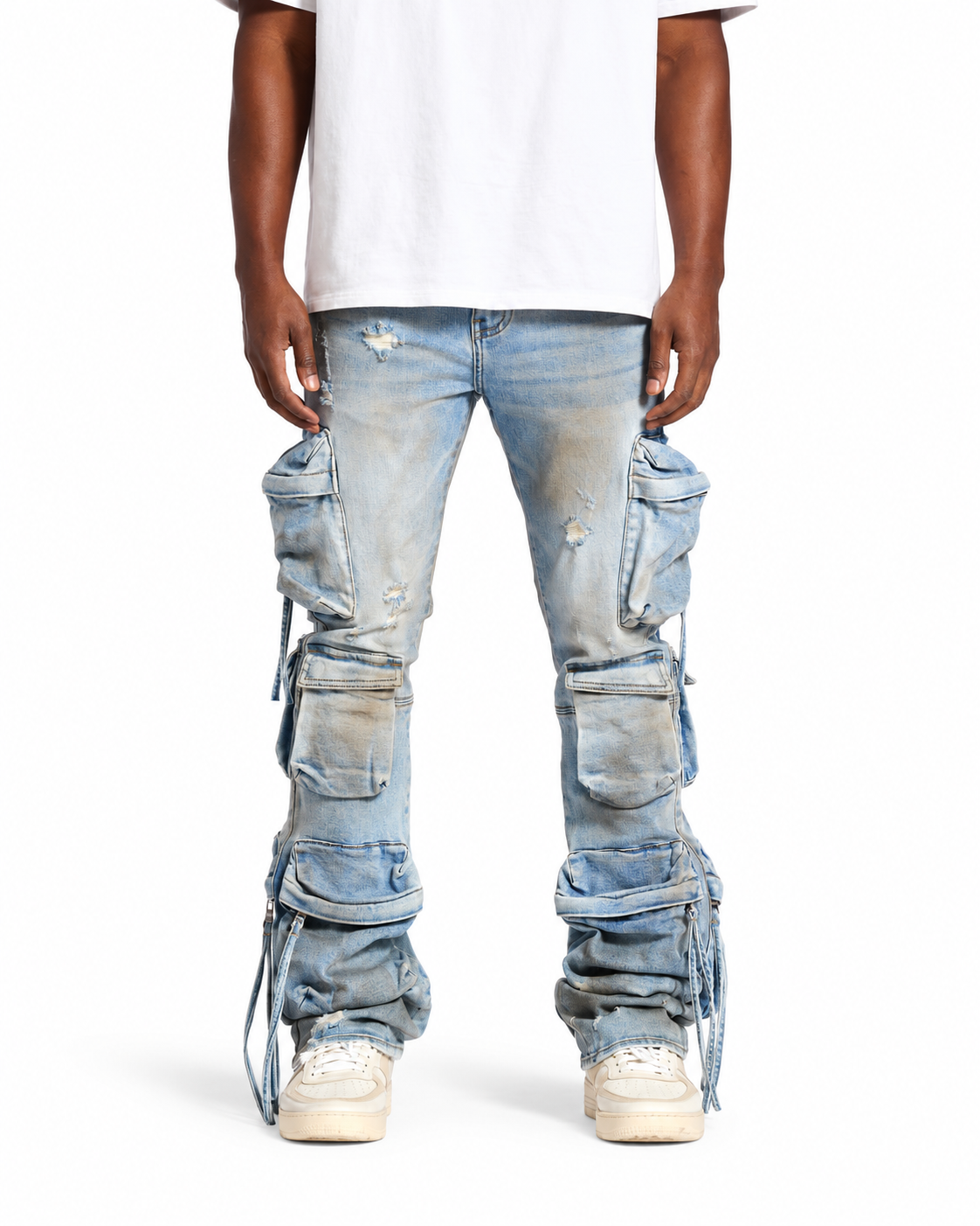 Men's Embellish Hawk Cargo Light Blue emb-fa26-17-ltblue