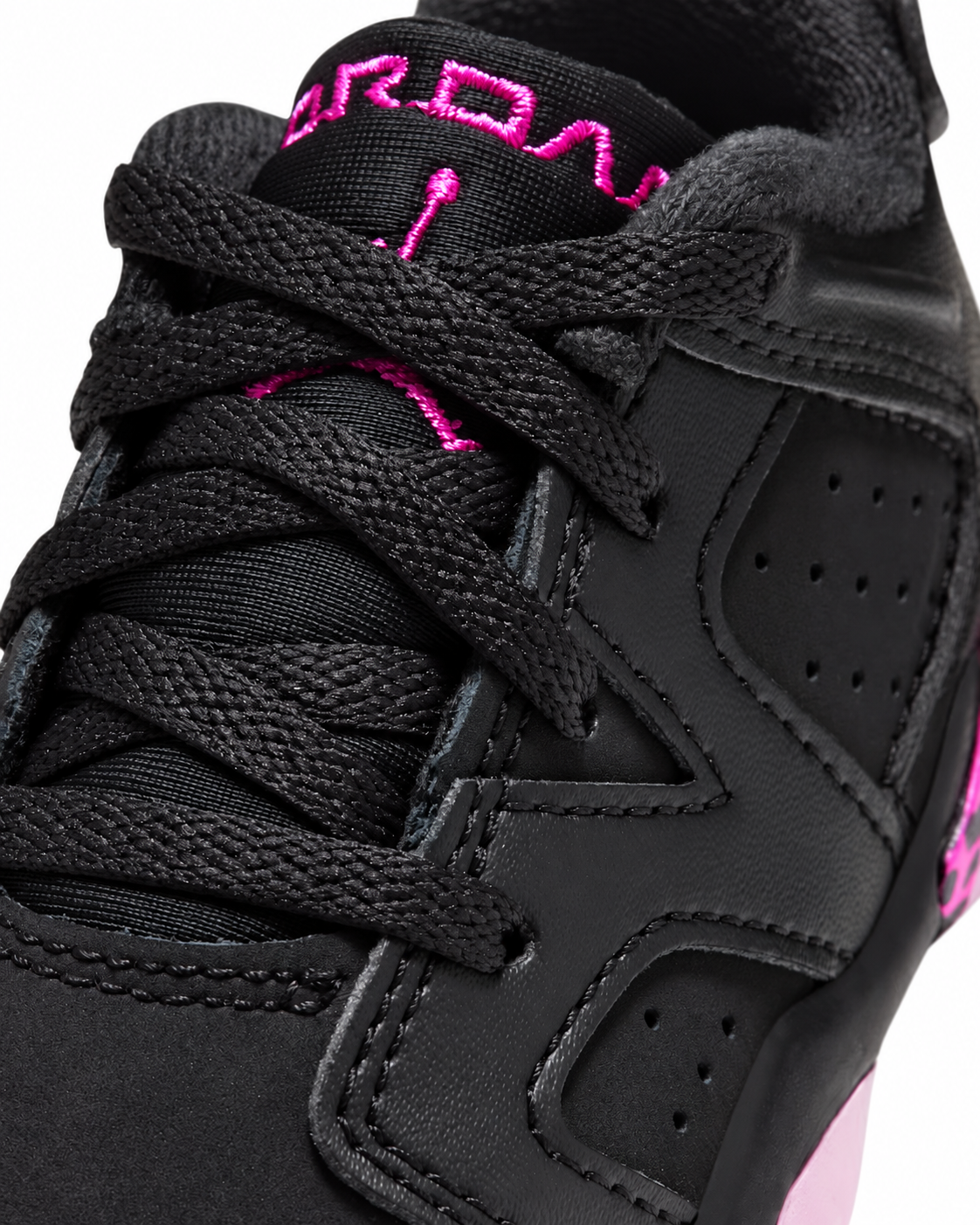 Toddler Air Jordan 6 Retro Low Black/Pink Foam/Laser Fuchsia IQ5607-001