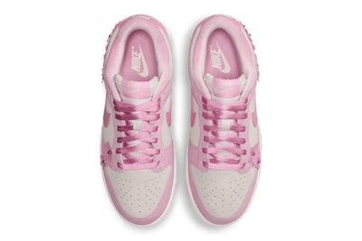 Women's Nike Dunk Low SE IV4726-600 Pink Foam/Pink Rise/Sail/Metallic Silver