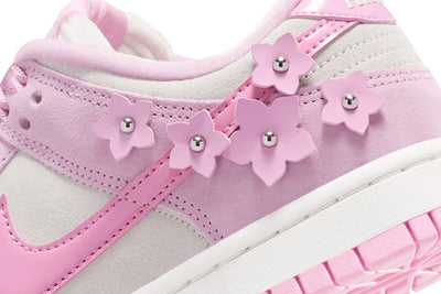 Women's Nike Dunk Low SE IV4726-600 Pink Foam/Pink Rise/Sail/Metallic Silver