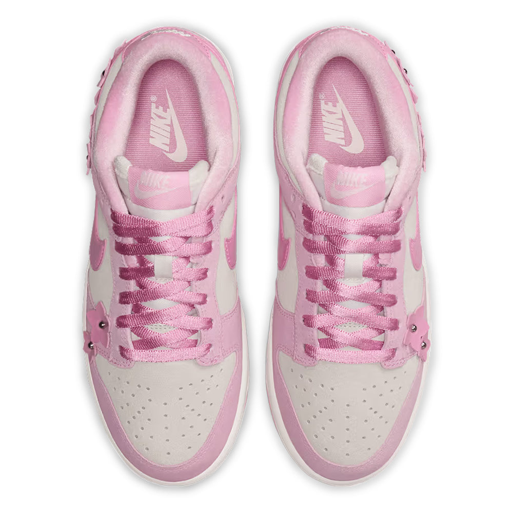 Women's Nike Dunk Low SE IV4726-600 Pink Foam/Pink Rise/Sail/Metallic Silver