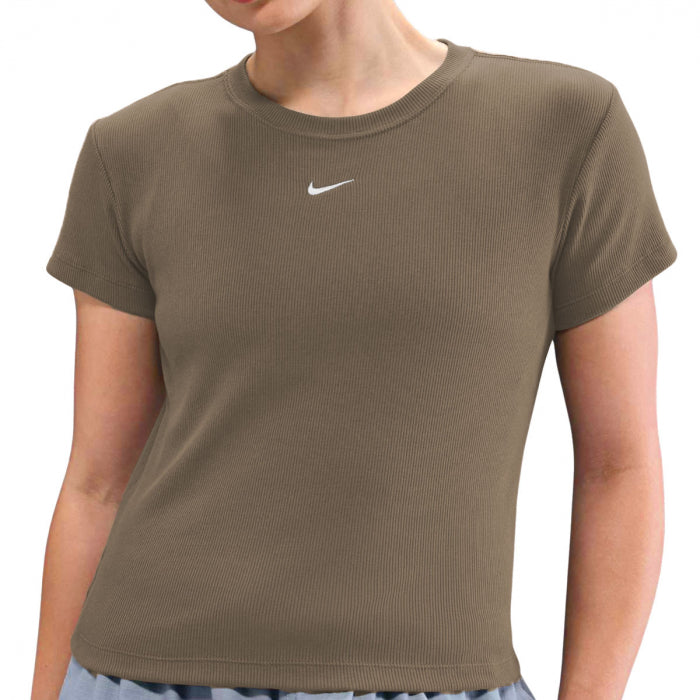 Women's Nike Sportswear Tight Ribbed Short-Sleeve T-Shirt 1