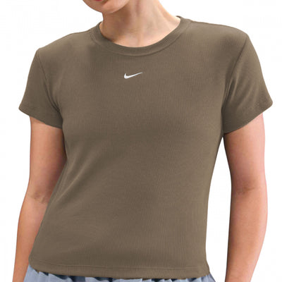 Women's Nike Sportswear Tight Ribbed Short-Sleeve T-Shirt 1
