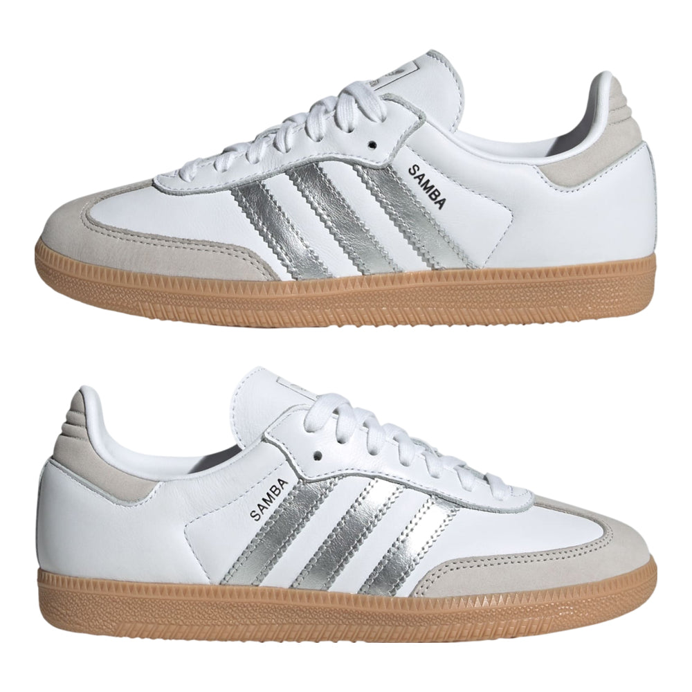 Women's adidas Samba OG 'White Silver Metallic' 7 Women's adidas Samba OG 'White Silver Metallic' 7