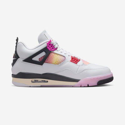 Men's Air Jordan 4 Retro Comic Off White/Anthracite/Neutral Grey/Fire Pink/Light Arctic Pink/Muslin JA1135-100
