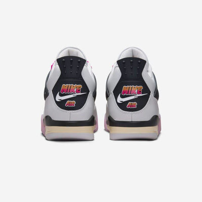 Men's Air Jordan 4 Retro Comic Off White/Anthracite/Neutral Grey/Fire Pink/Light Arctic Pink/Muslin JA1135-100