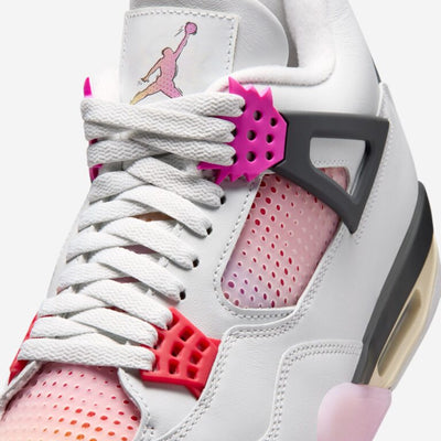 Men's Air Jordan 4 Retro Comic Off White/Anthracite/Neutral Grey/Fire Pink/Light Arctic Pink/Muslin JA1135-100