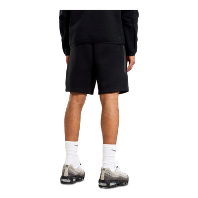 Men's Nike Tech Fleece Shorts - Black & Orange
