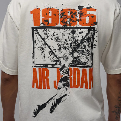 Men's Jordan Brooklyn Shattered Backboard Oversized Graphic T-Shirt - Sail/Off-Noir 5