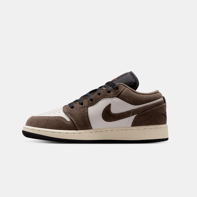 Big Kid's Air Jordan 1 Low Palomino/Phantom 553560-200