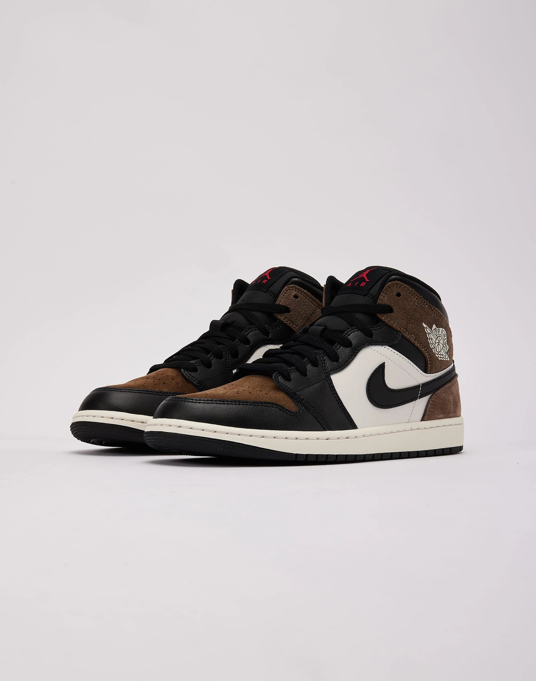 Big Kid's Air Jordan 1 High OG Shadow Brown/Shadow Brown-Soft Pearl-Light British Tan-Team Red FD1437-201