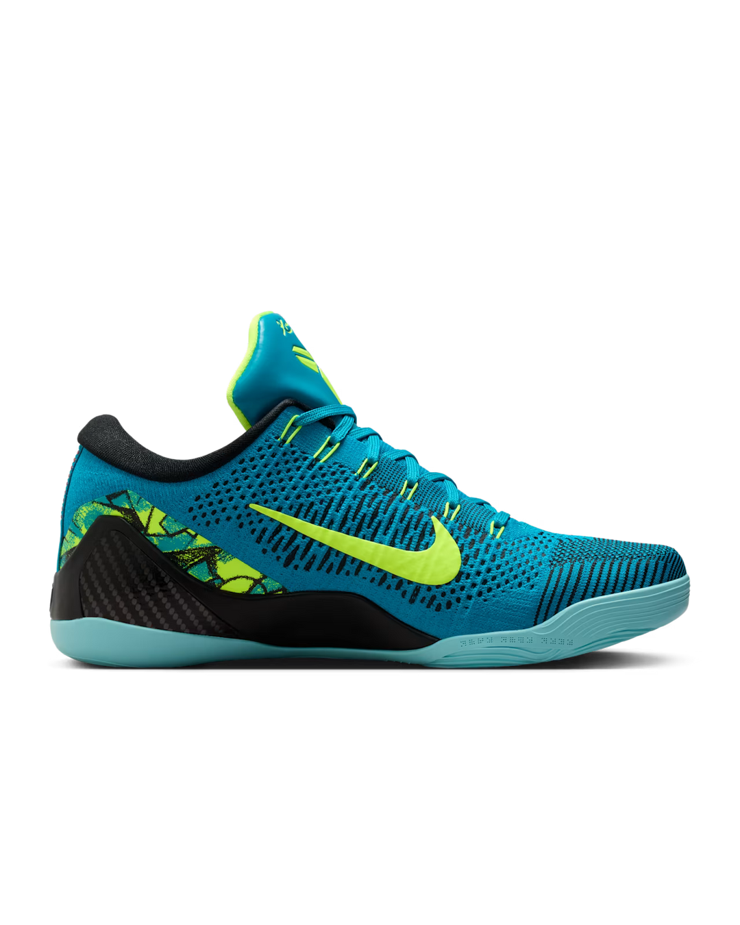 Kobe IX Elite Low Protro Neo Turquoise/Volt IO3673-400 1