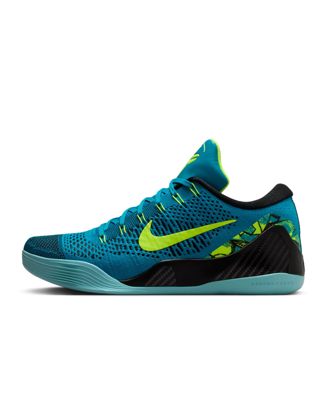 Kobe IX Elite Low Protro Neo Turquoise/Volt IO3673-400 2