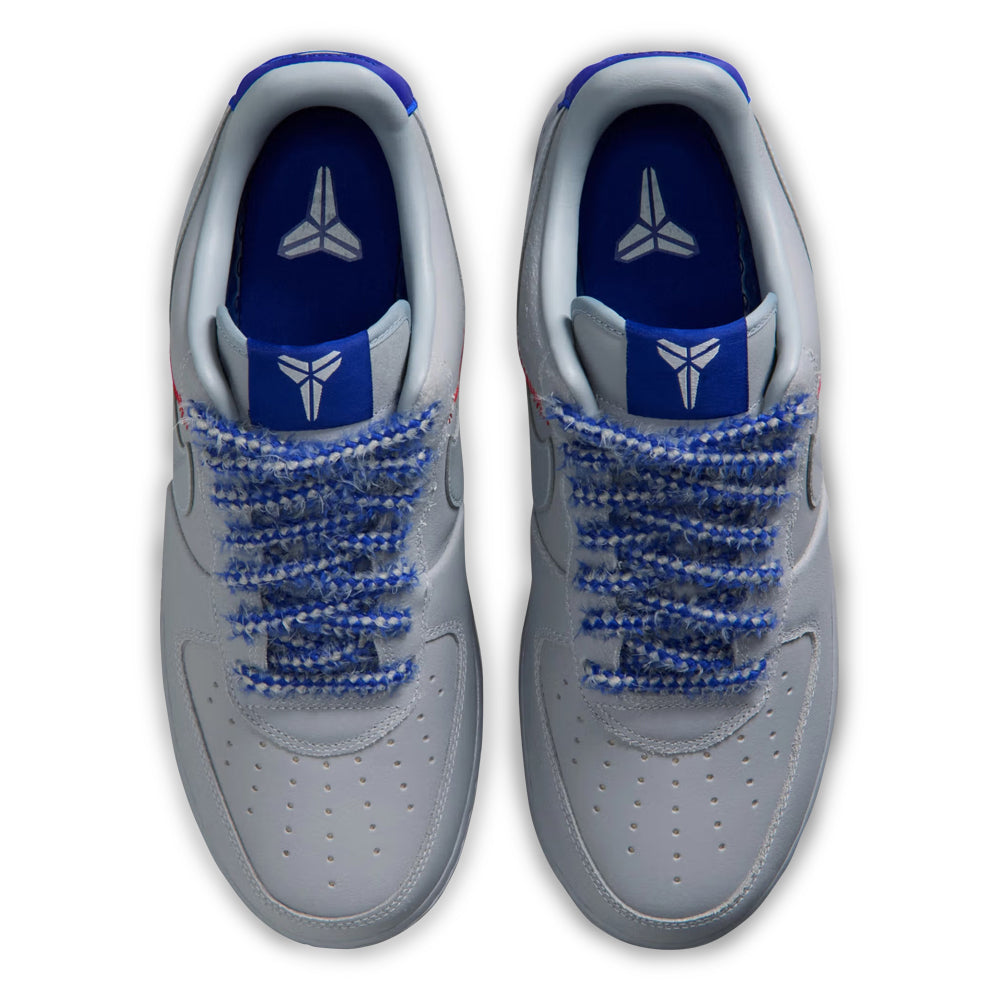 Men's Nike Kobe Air Force 1 Low Dodgers Protro Wolf Grey/Rush Blue IQ3920-001