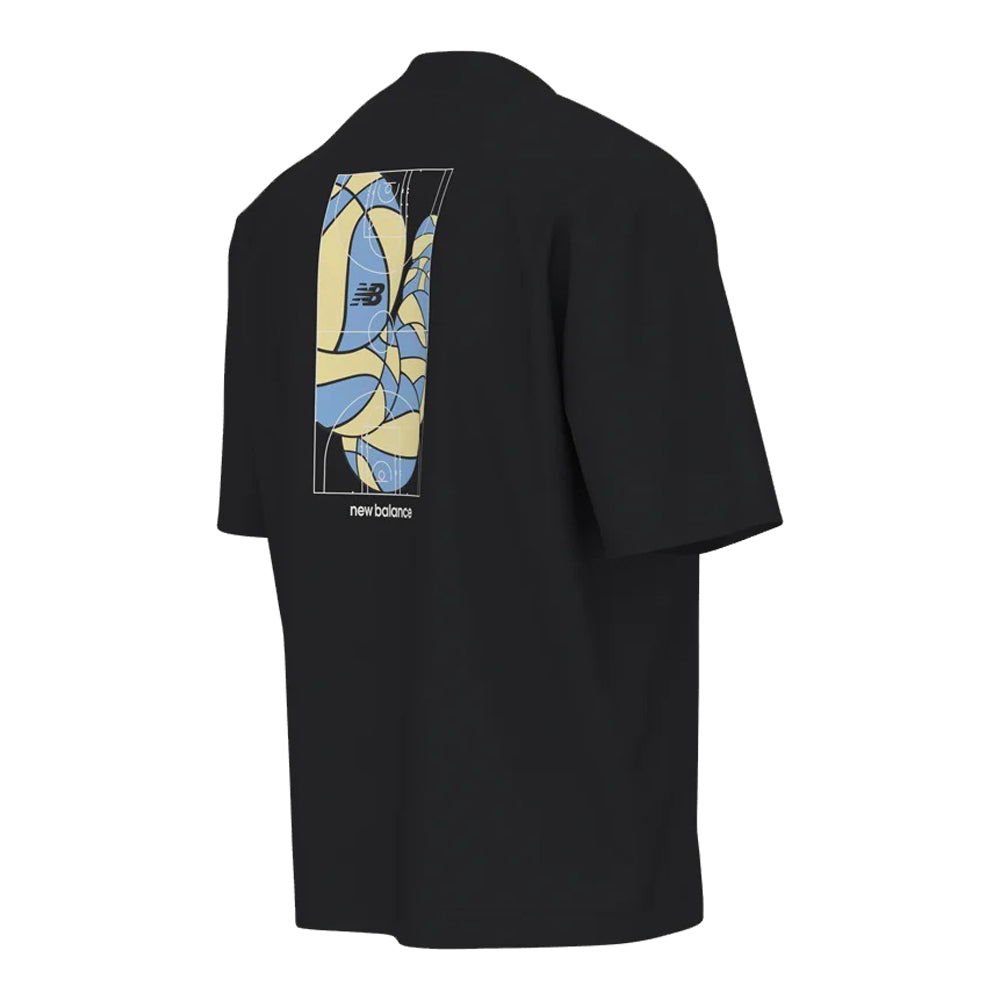 New Balance Men's Hoops Mosaic Court Graphic T-shirt 3