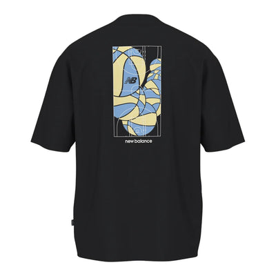 New Balance Men's Hoops Mosaic Court Graphic T-shirt 4