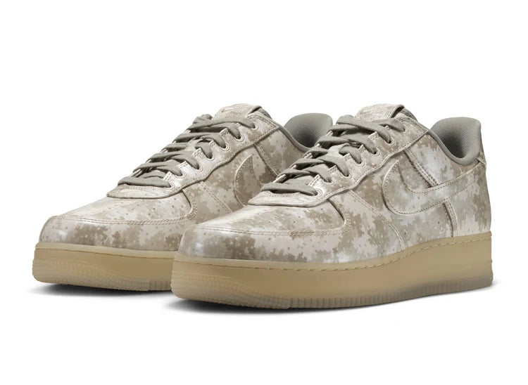 Men's Nike Air Force 1 Low Retro Camo Multi Color/Fossil Dark Grey IV4885-900