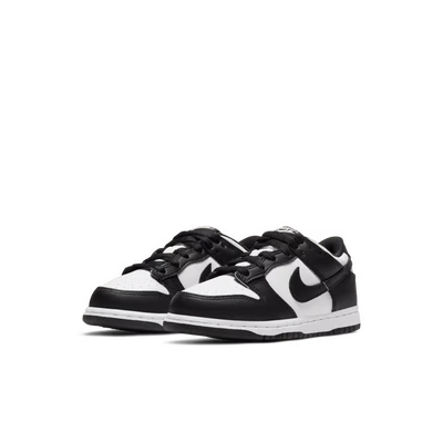 Little Kid's Nike Dunk Low Panda White/White/Black CW1588-100