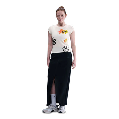 Women's Nike Sportswear Tight Short-Sleeve Graphic T-Shirt - Sail 4