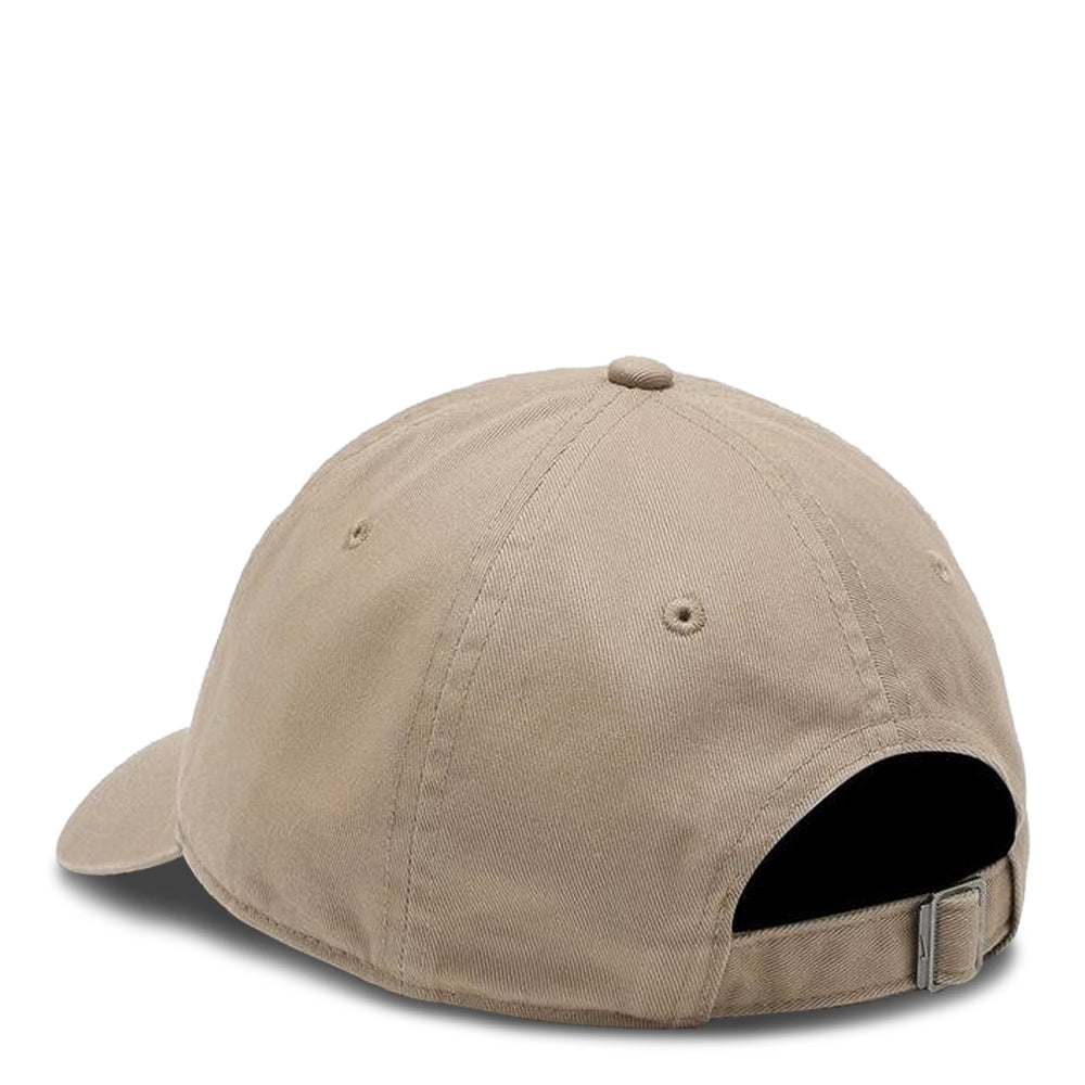 Unisex Nike Club Unstructured Futura Wash Cap - Lt Khaki/White 5