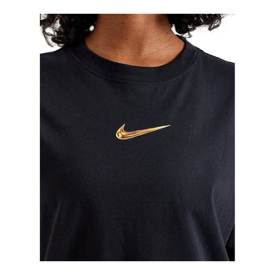 Women's Nike Sportswear Loose Graphic T-Shirt Black HF0777-010