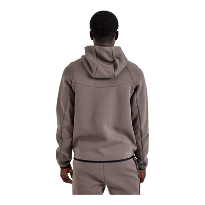 Men's Nike Tech Fleece Windrunner Full-Zip Hoodie - Cave Stone/Black 3