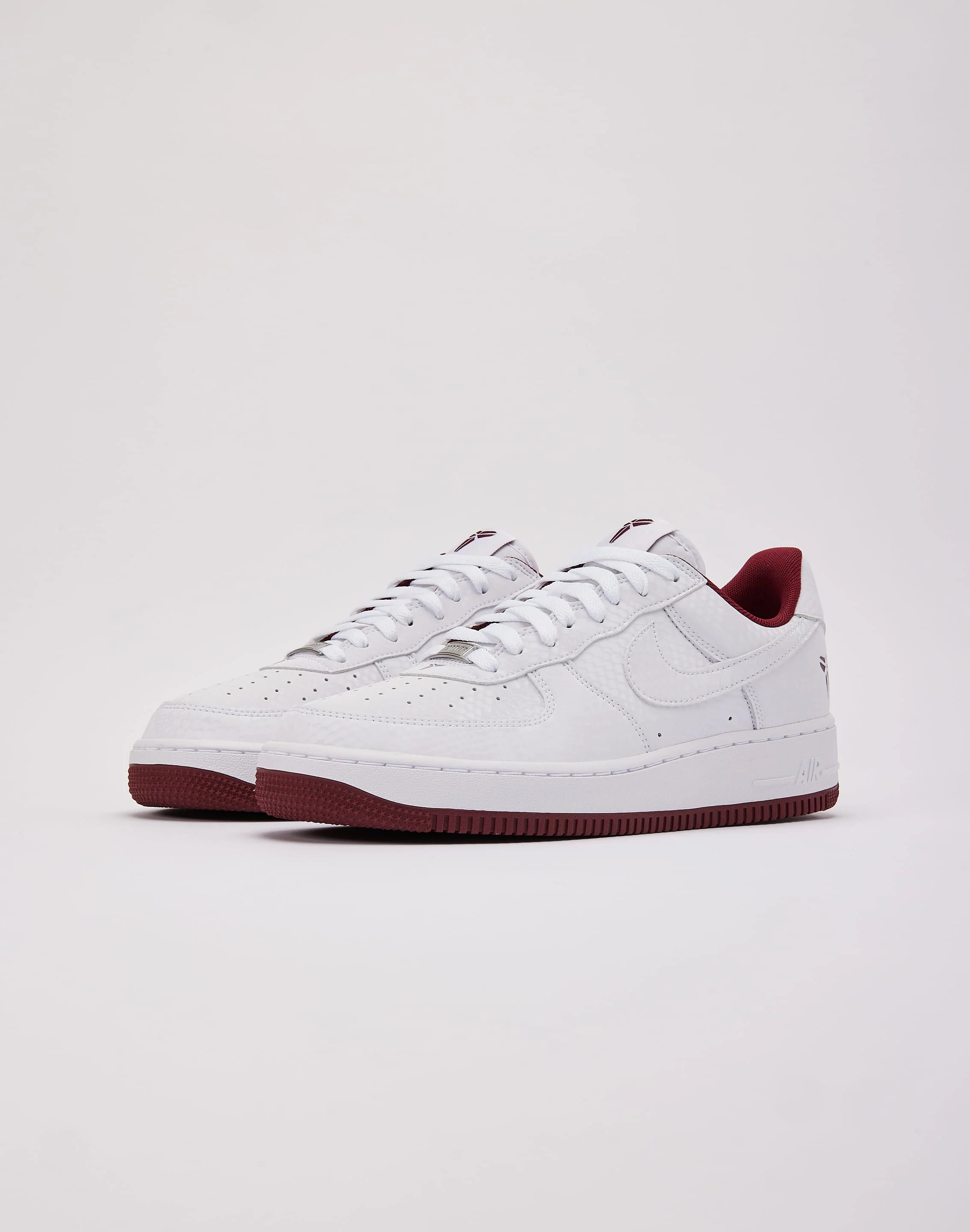 Men's Nike Kobe Air Force 1 Low Lower Merion White/Team Red IB0018-101