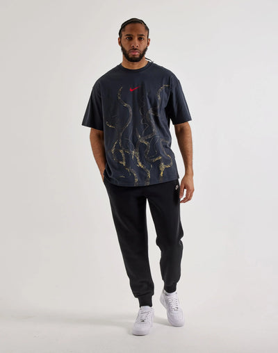 Men's Nike Sportswear Stranger Things Max90 T-Shirt - Off Noir/University Red 4