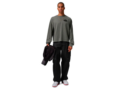 Men's Air Jordan Wings Long Sleeve T-Shirt - River Rock 1