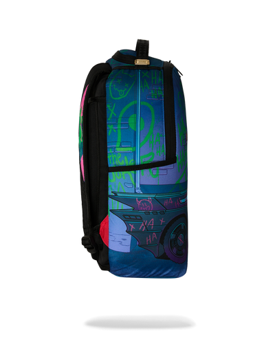 Sprayground Dc Joker Tagged Up Batmobile Backpack