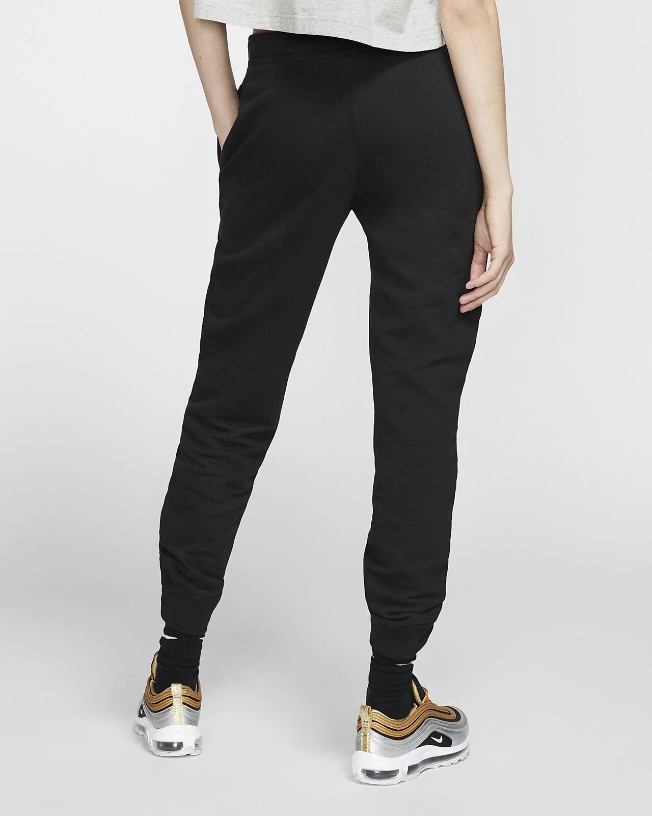 Women's Nike Sportswear Varsity Tight Fleece Joggers Black BV4087-010