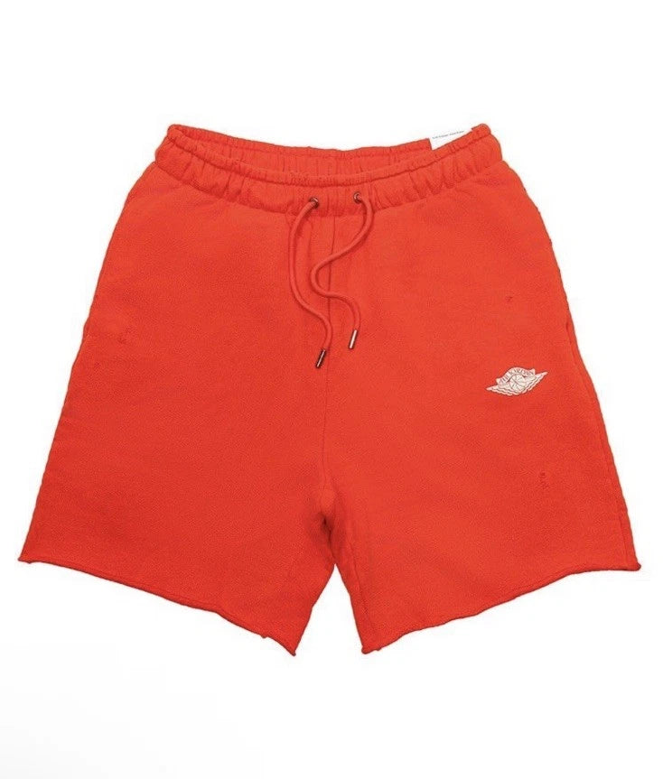 Men's Nike Air Jordan Rare Air Fleece French Terry Shorts - Chile Red/Sail 1